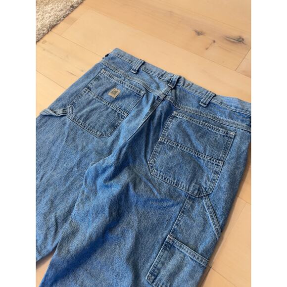 Men's Lee Carpenter Jeans Size 38 x 34 Workwear Utility Denim Big and Tall - Picture 3 of 8